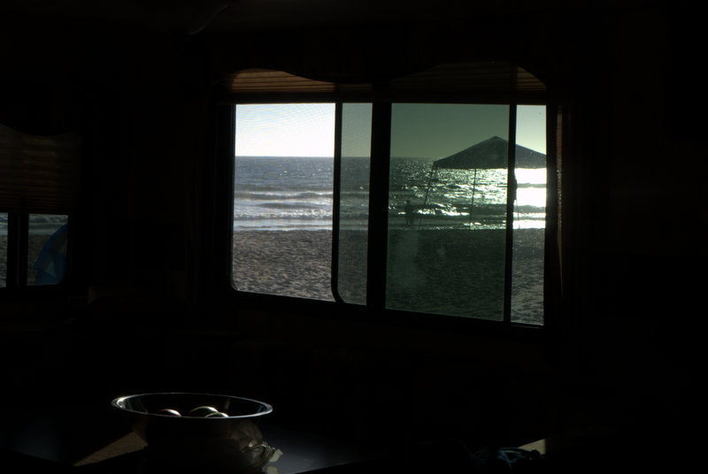 Silver Strand Beach Vue de la roulotte